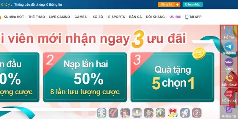 Hãy liên hệ CSKH để nhận hướng dẫn làm đại lý KUBET77